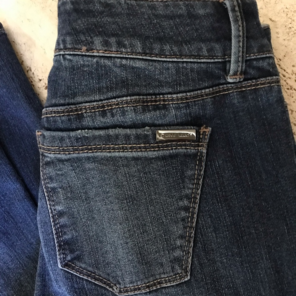 White House Black Market Blue Embellished Jeans - Picture 13 of 16
